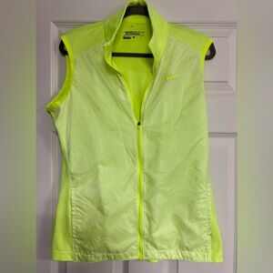 Nike Golf Neon Yellow Dri-Fit Vest women large